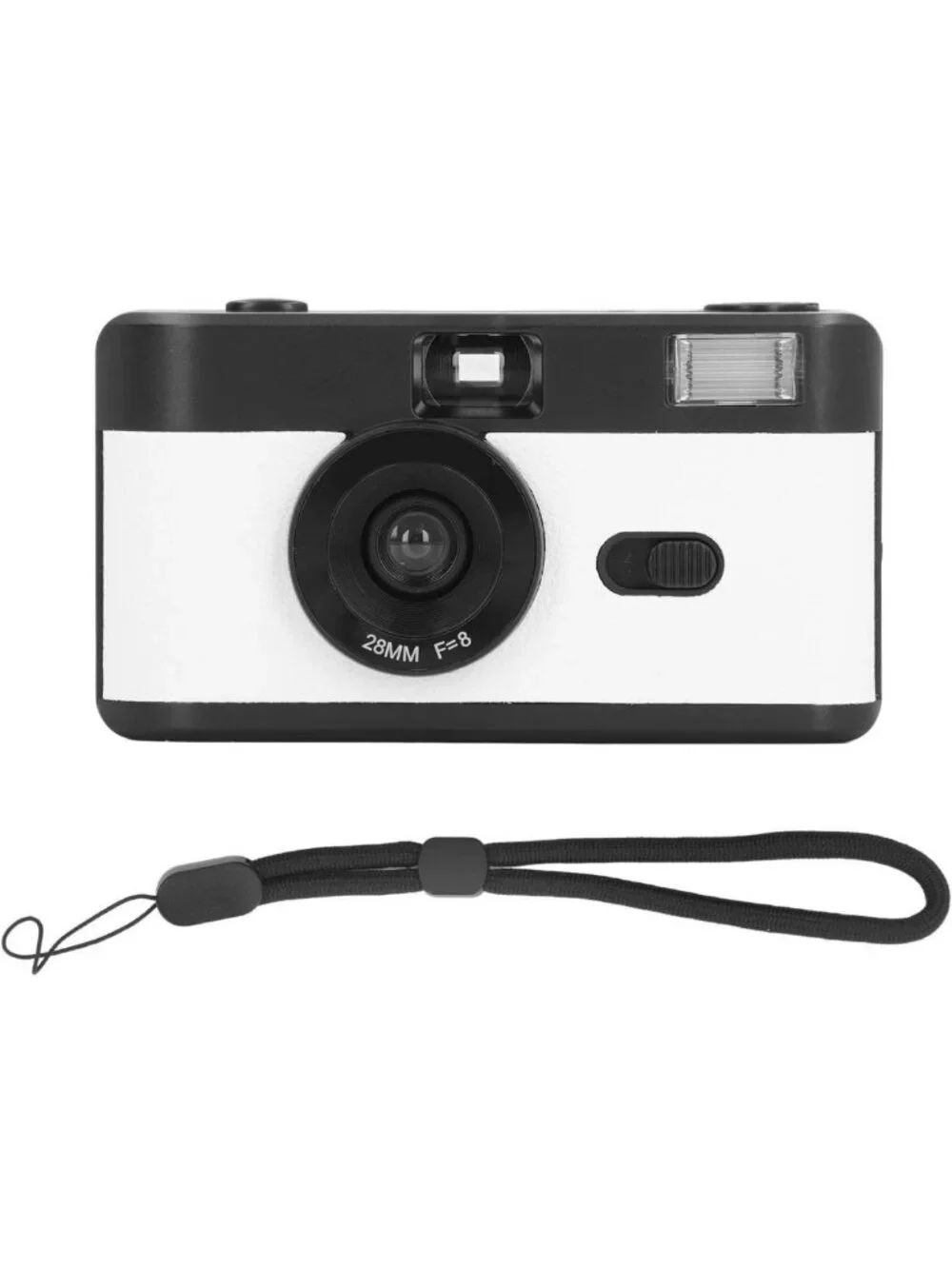 35mm Retro Film Camera with 28MM F/8 Lens & Built-in Flash - Lightweight
